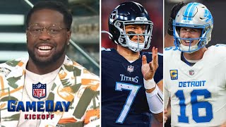 NFL GameDay  Titans defense will be tearful by Jared Goff Lions explosive offense  Gerald McCoy [upl. by Raquel]