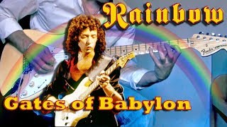 Rainbow  Gates of Babylon Guitar Cover [upl. by Neerac781]