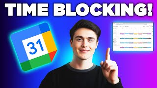 Time Blocking Google Calendar STOP Wasting Time [upl. by Stevens]