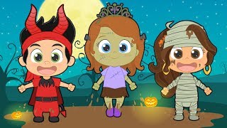 FIVE LITTLE BABIES HALLOWEEN SPECIAL 🎃 Nursery Rhymes for children [upl. by Isewk202]