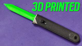 Toy Gravity Knife  3D Printed  Print Ideas  Best Free 3D Models [upl. by Sethrida]