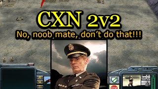 CXN 2v2  Laser General  Pro Rules  CampC Generals Zero Hour  No Commentary [upl. by Dowlen834]