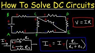 How To Solve Any Resistors In Series and Parallel Combination Circuit Problems in Physics [upl. by Adnauqahs]