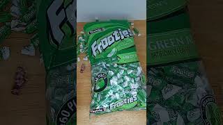 Tootsie Frooties Fruit Punch And Apple Chewy Candy shorts food candy taffy candyvideos tasty [upl. by Ott]