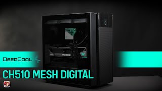 Das ultimative Review des DeepCool CH510 MESH DIGITAL TowerGehäuses [upl. by Ednargel]