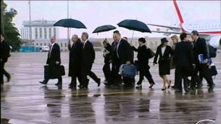 Barroso Van Rompuy arrive at NATO summit in Lisbon [upl. by Ingmar]