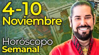 Horóscopos Semanales del 4 al 10 de Noviembre  Alonso Alanís [upl. by Ynelram]