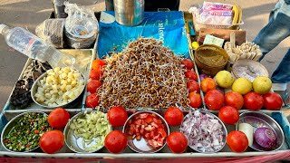 Roadside Healthy Chana Chaat Masala Price ₹ 15 Only । Indian Street Food [upl. by Halludba]