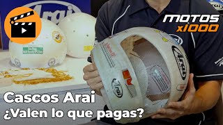 ¿Qué hace único a un casco Arai Descubre sus secretos  Motosx1000 [upl. by Aroled735]