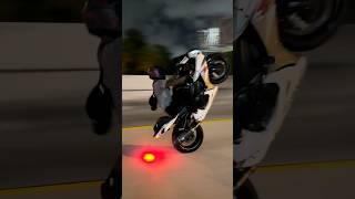 Epic Suzuki GSXR600 Insane Highway Wheelie [upl. by Eirovi690]