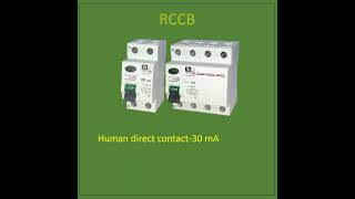 What is RCCB  Circuit breakers rccb basicelectricalengineering [upl. by Neeloj]