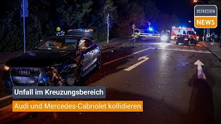 FULDA Autos kollidieren in Kreuzungsbereich [upl. by Angelis]