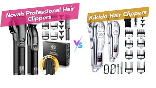 💈 Novah vs KIKIDO Hair Clippers Best Cordless Clippers for Men ✂️ [upl. by Vaclava247]