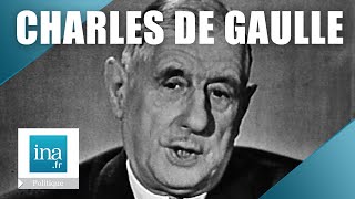 Les petites phrases du général de Gaulle  Archive INA [upl. by Ilahtan160]