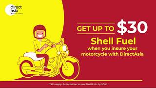 DirectAsia is rewarding you with up to 30 Shell fuel [upl. by Aikem]