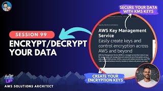 How to EncryptDecrypt Data with KMS  Symmetric Keys  KMS  AWS [upl. by Jemima]