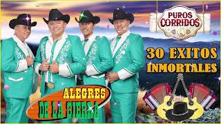 Los Alegres de la Sierra  30 Exitos Inmortales Disco Completo [upl. by Annekam]