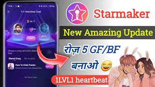 Starmaker new update 1lvl1 heartbeat duet globally launched Starmaker heartbeat duet explained [upl. by Jessika]