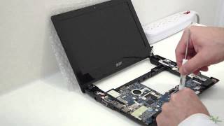 Acer Aspire One D255 Netbook Disassemble Repair and Upgrade [upl. by Lotty]