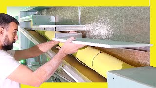 ❇️ How To COVER PIPE With Plasterboard 🤜 Metal Stud 🔥 DECORATIVE Drywall SHELF [upl. by Lielos]