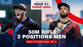 Olympic Shooting Inside The 50m Rifle 3 Positions Mens Event  Road To Paris 2024 [upl. by Annawot626]