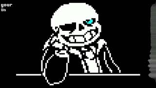 Undertale Hard Mode  your first bad time 10 Mins  Undertale Sans Theme  MrSebas25 [upl. by Eenet]