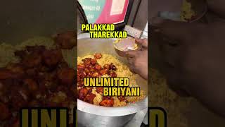 unlimited biriyani palakkad tharekkad meharaj biriyani youtubeshorts foodie [upl. by Jarrid221]