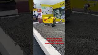 Wacker Neuson DPU80r Remote operated Reversible Plate compactor [upl. by Nevins85]