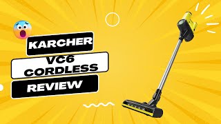 Karcher VC6 Cordless Review  Replaceable Battery [upl. by Salomo]