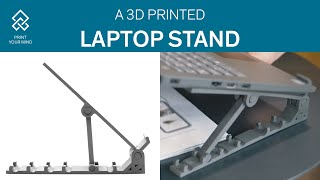 A mechanical Laptop Stand – functional 3D print by Sintratec  Print Your Mind [upl. by Yorgo]