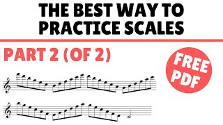 How To Practice Scales On Sax Part 2 [upl. by Ewart]