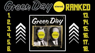 Ranking All the Songs on quotNimrodquot by GREEN DAY [upl. by Anieral]