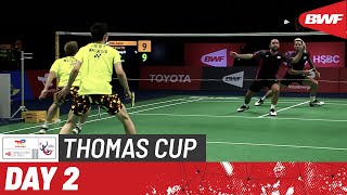 BWF Thomas Cup Finals 2022  Malaysia vs England  Group D [upl. by Burch176]