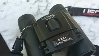 USCAMEL 8x21 binoculars review [upl. by Yerhcaz]