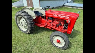 Ford 641 Workmaster Tractor 12428 Rears 540 PTO Rear Wheel Weights New Battery w 3pt Top Link [upl. by Cressy]