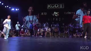 EVION MANTIS vs XI JIAQI 席嘉琪  HIPHOP TOP 8  KOD11 [upl. by Valer93]