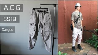 Nike ACG SS19 Cargos  Review amp Styling [upl. by Ayalahs757]