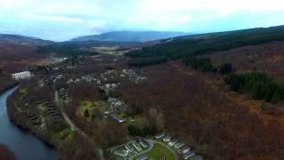 Tummel Valley Holiday Park Pitlochry from the air [upl. by Jarlen]