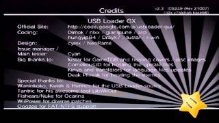 Usb Loader GX Credits Music [upl. by Darraj84]