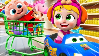 Grocery Store🛒 Baby Goes Shopping Song  Rescue The Baby missing More Nursery Rhymes amp Kids Songs [upl. by Onej723]