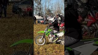 Took the 140 to masons first race dirtbike woodsrace kawasaki [upl. by Kcirtemed]