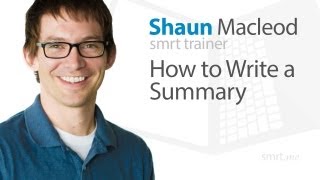 How to Write a Summary [upl. by Stockwell]