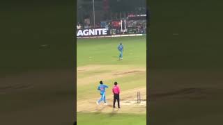 Virat Kohli bowling wicket outviralshorts youtube viratfans [upl. by Aidne294]