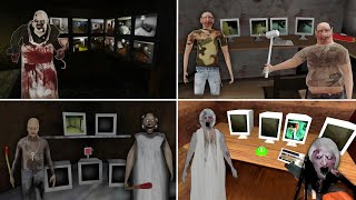 Security Camera From Different Horror Games  The Twins Remake  Granny Chapter 2 [upl. by Korns]