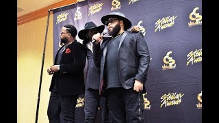 The Hamiltones Backstage at the 2018 Stellar Gospel Music Awards [upl. by Infield]