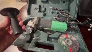 Metabo HPT 412Inch Angle Grinder Includes 5 Grinding Wheels amp Hard Case 62Amp Motor [upl. by Elburr]