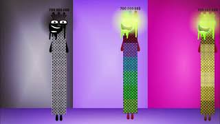 TimeBlocks Band Countdown From 100000000 to 1000000000 Normal Vs Negative Vs PinkGirlBlocks [upl. by Warfeld]