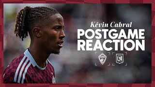 Postgame Reaction  Kévin Cabral on his attacking performance against LAFC [upl. by Lacee942]