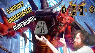 Dont Overlook These 5 Budget Runewords Diablo 2 [upl. by Barbabas216]