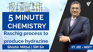 The Raschig process to produce hydrazine  5 Minute Chemistry  Shishir Mittal  SM Sir [upl. by Kared]